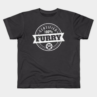 100% Certified Furry Kids T-Shirt